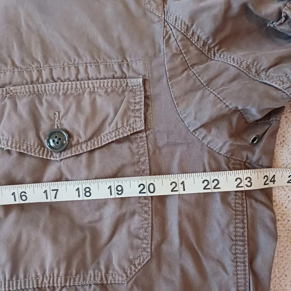 J. Crew A22 Military Jacket. Size Large Tall (Beige/Light Brown)